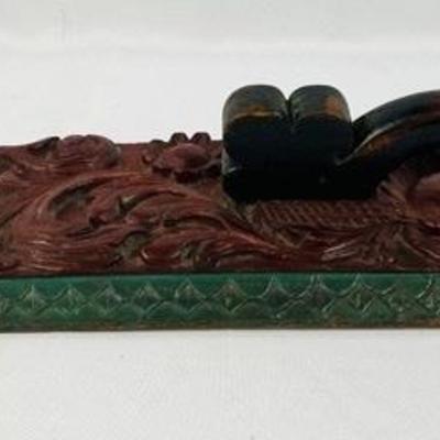 Antique Scandinavian Ornate Mangle Board
