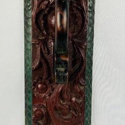 Antique Scandinavian Ornate Mangle Board
