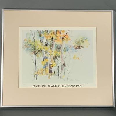 Signed Watercolor Print by KARLYN HOLMAN - Madeline Island
