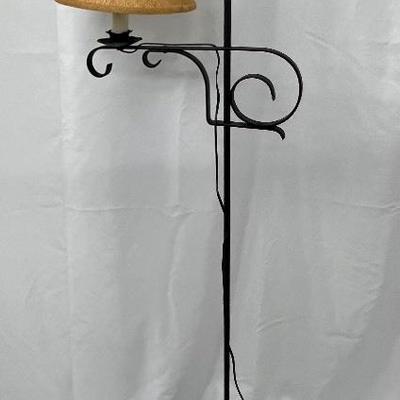 Scandinavian Wrought Iron Floor Lamp With Adjustable Arm
