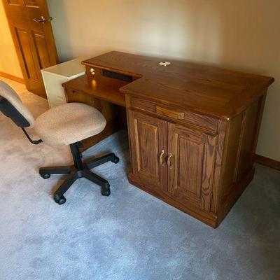 oak desk 