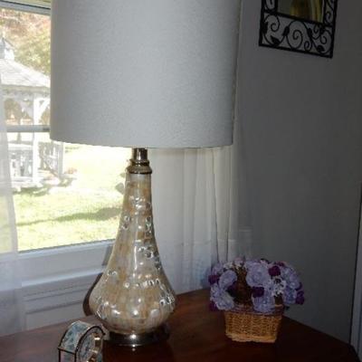 Mother of pearl lamp