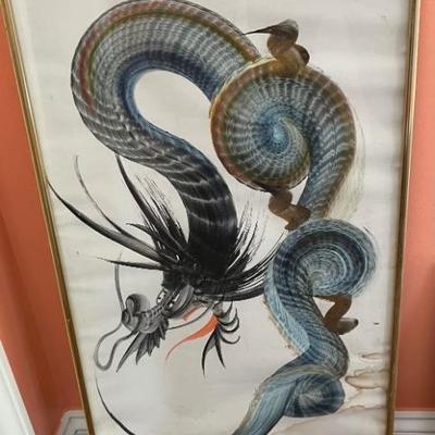 Large Dragon Print - does have a water mark but so UNIQUE !