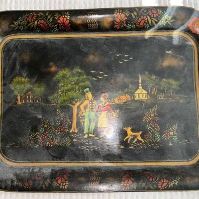 Large toile tray 