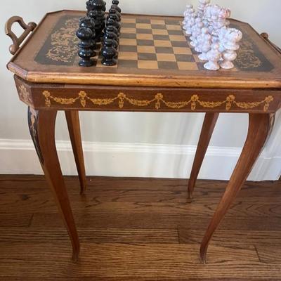Inlaid Game table