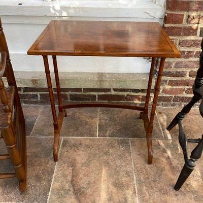 Fire mahogany occasional table