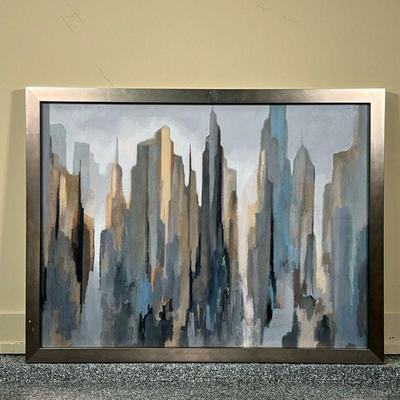 MIDTOWN SKYLINE CANVAS PRINT  |
Giclee print on canvas from Z Gallerie
