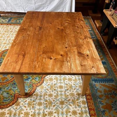 pine coffee table