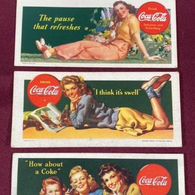Coke Ink Blotters