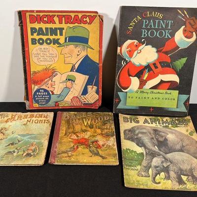 Vintage Coloring Books