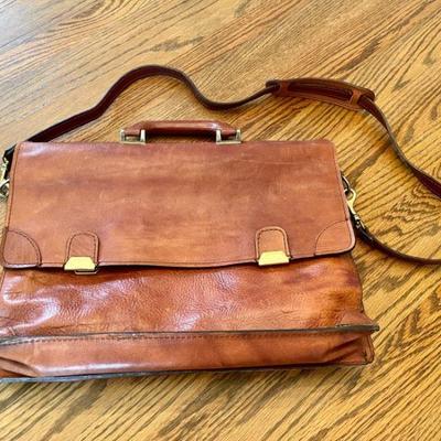 Lot 047-DR: Leather Briefcase
