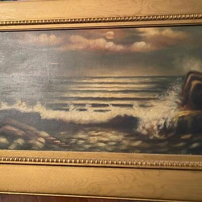 Oil painting vintage with great detail
