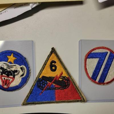 WW2 patches 