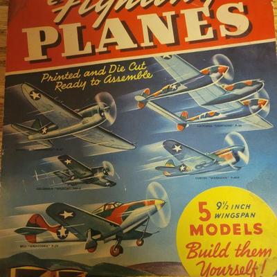 WW2 paper plane model book 