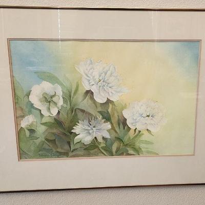MKM010 Serenity Is....Framed Watercolor by Donna Angeline