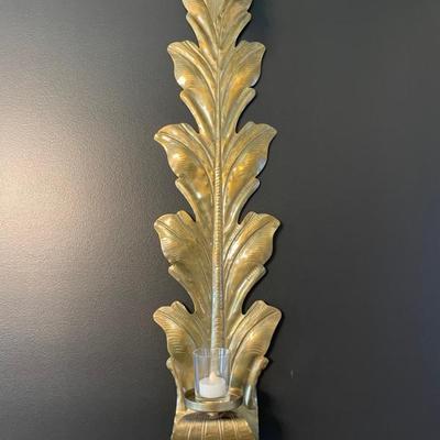 Mid Century Modern Acanthus Leaf Sconces (4 Available)