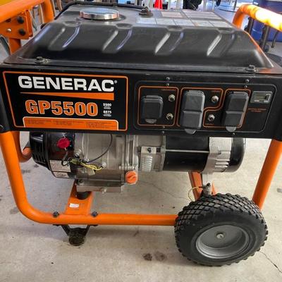 Generac GP Series 5500 Portable Gas Generator Generac GP5500 Model 