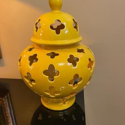 Splash of Color Yellow Urns (2 available)