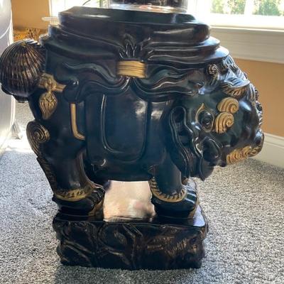 Vintage Foo Dog End Tables