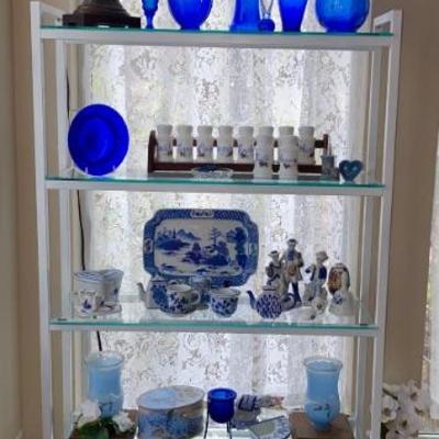 Blue and white collection 
