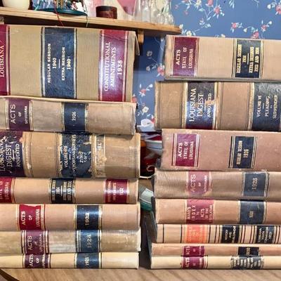 1920â€™s louisiana law book collection
