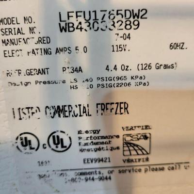 Upright freezer