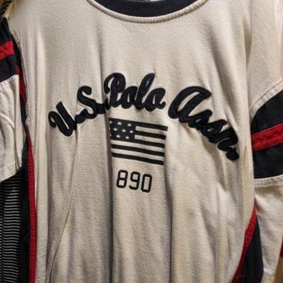 Mens T shirts are Xl, XXL