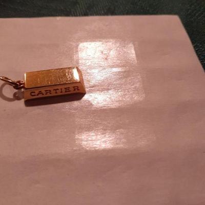 Cartier gold bar 8.2 grams