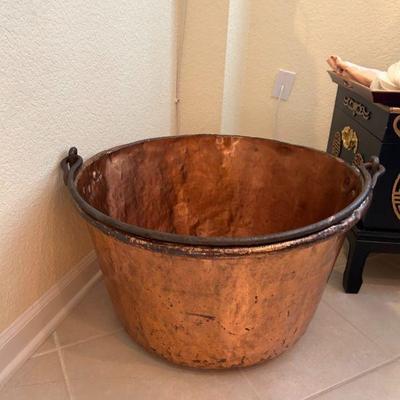 HUGE copper pot