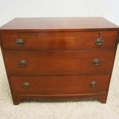 1258	UNUSUAL MAHOGANY 3 DRAWER CHEST CALLED *DRESS-AWAY*, APPROXIMATELY 36 IN X 19 IN X 30 IN H
