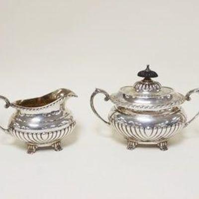 1083	STERLING REED & BARTON STRATFORD TEASET, 4 PIECE, 81.7 TOZ TOTAL WEIGHT INCLUDING HANDLES
