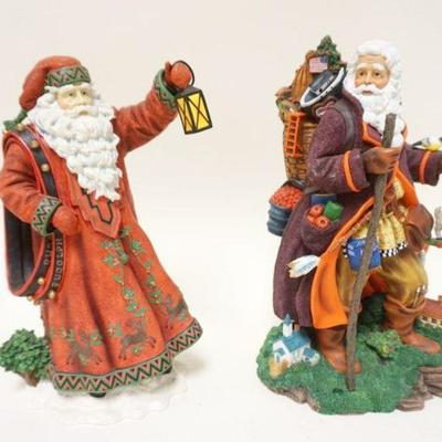 1139	LOT OF 2 PIPKA SANTAS WHERE'S RUDOLPH & DOOR COUNTRY SANTA, APPROXIMATELY 11 IN HIGH
