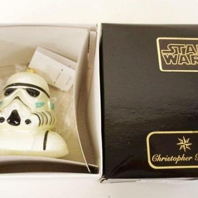 1161	CHRISTOPHER RADKO LOT CHRISTMAS ORNAMENT, STAR WARS *STORM TROOPER*, APPROXIMATELY 4 IN
