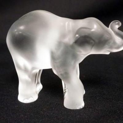 1010	LALIQUE FRANCE ELEPHANT FIGURE, APPROXIMATELY 3 IN HIGH
