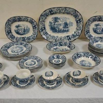 1060	ROYAL STAFFORDSHIRE *SAFE HARBOUR* DINNERWARE, LOT OF 56 PIECES
