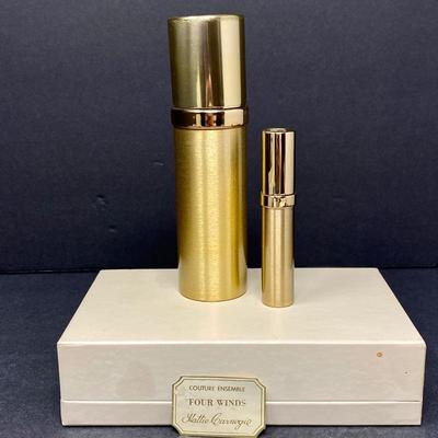 -Four Winds Hattie Carnegie Cologne Spray 2.5 oz. and Perfume Purse Sz.