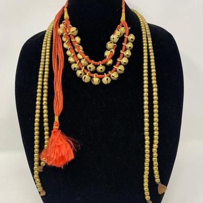  Brass Hindu Ghungroo Bells, Brass Prayer Beads, Elephant Belt Buckle