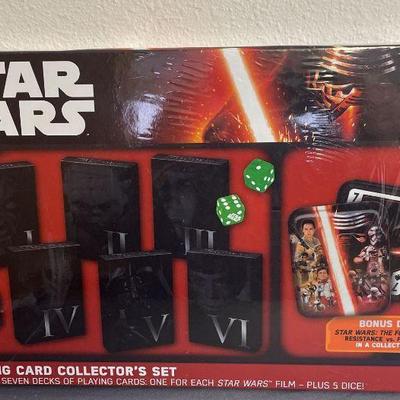 NEW! Star Wars Playing Cards etc. Sealed