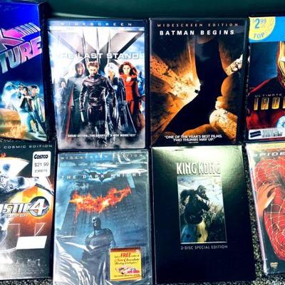 Superhero DVD's 