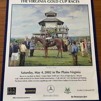 horse racing poster