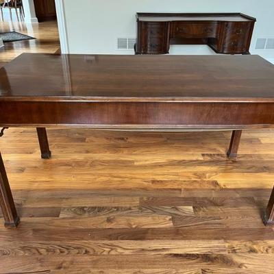 Asian, campaign style, desk, library table