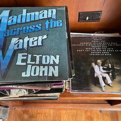 LPs, rock, folk music, classical, jazz, musicals