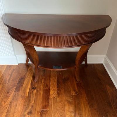 demi-lune console table