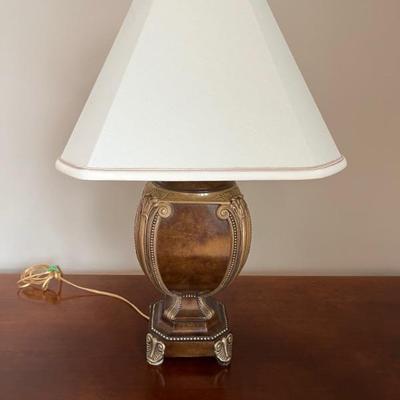elegant brass lamp