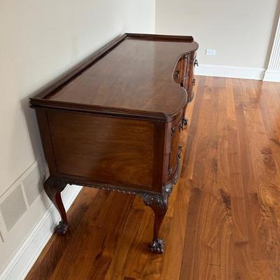 vintage desk with cabriole legs by Phillips