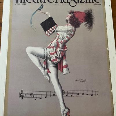 vintage poster Theatre Magazine