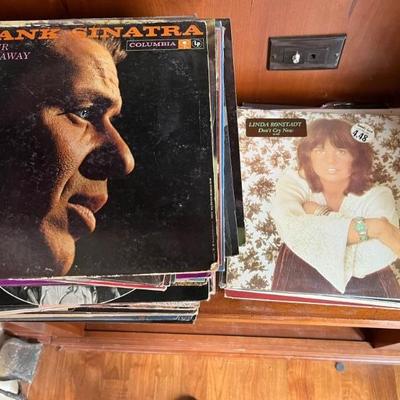 LPs, rock, folk music, classical, jazz, musicals