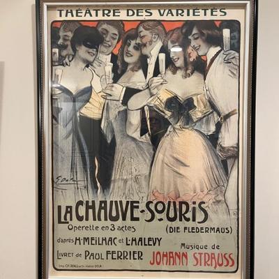 antique French posters