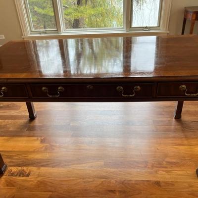 Asian, campaign style, desk, library table