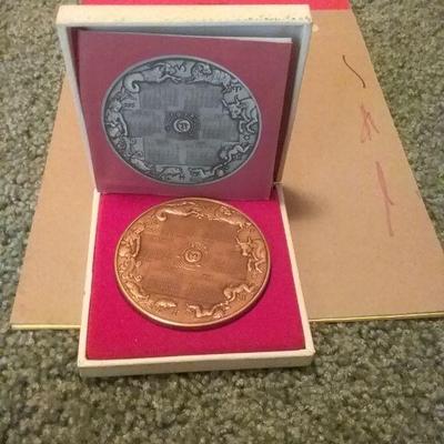 Franklin Mint 1974 Calendar Medal 